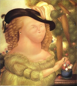 Fernando Botero Painting - María Antonieta Fernando Botero